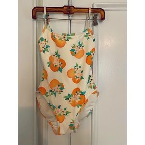 Kate Spade- Orange One Piece Swimsuit- Small